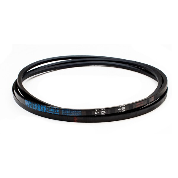 D&D A124 Classical V-Belt, 126 in Outside Length, 1/2 in Top Width, 1 Ribs A124 - main